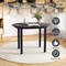 Wooden 43” Dining Table with Rubber Wood Legs, Seats 2-4 People